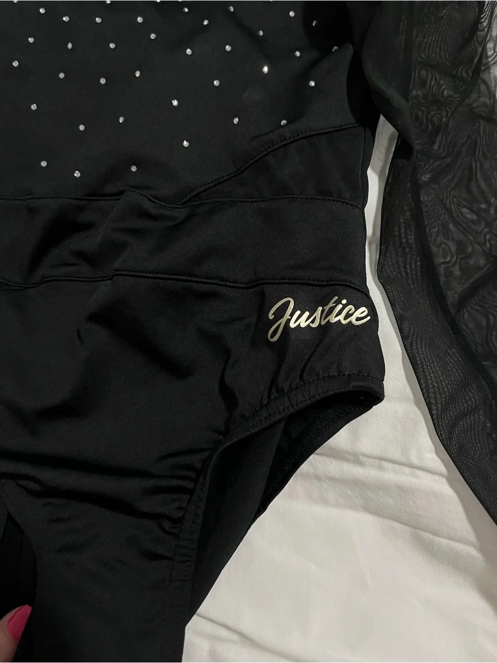 Justice gymnastics leotard size 6/7